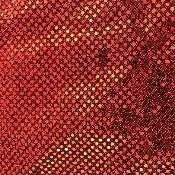 Notations RED Sequins Ladies Medium Top - Picture 2 of 3
